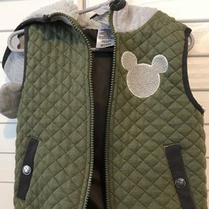 Disney Vest with a mouse hood